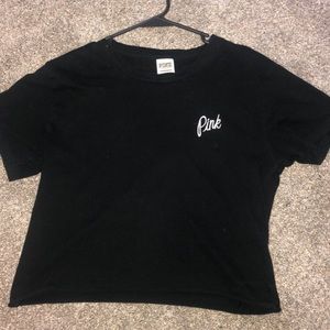 victorias secret pink crop top